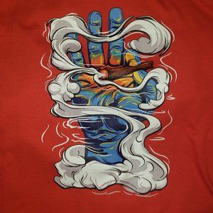 T-shirt Smoke_Hand Blue 420